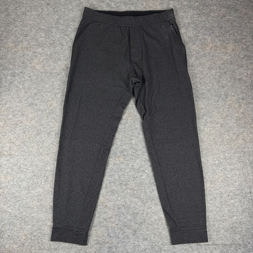 Public Rec Jogger Sweatpants 29" Pockets Nylon Stretch Gray Mens 34